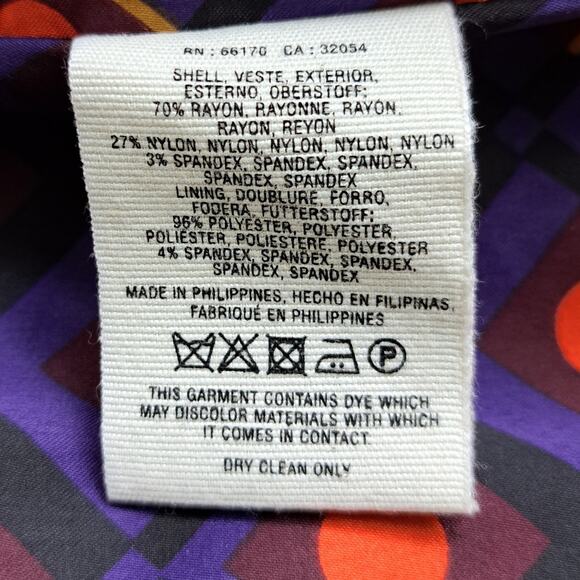 Anthropologie Cartonnier Black Ponte Jacket Blazer Size 6 Tailored Slim Fit - Picture 10 of 10